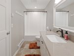 Lower Level Bathroom with Tub/Shower Combo